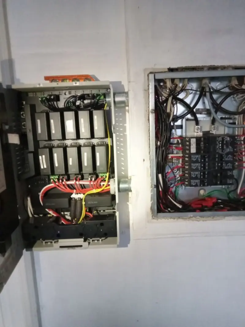 Electrical panel upgrade completed for Ring Doorbell Installation in Lumberton